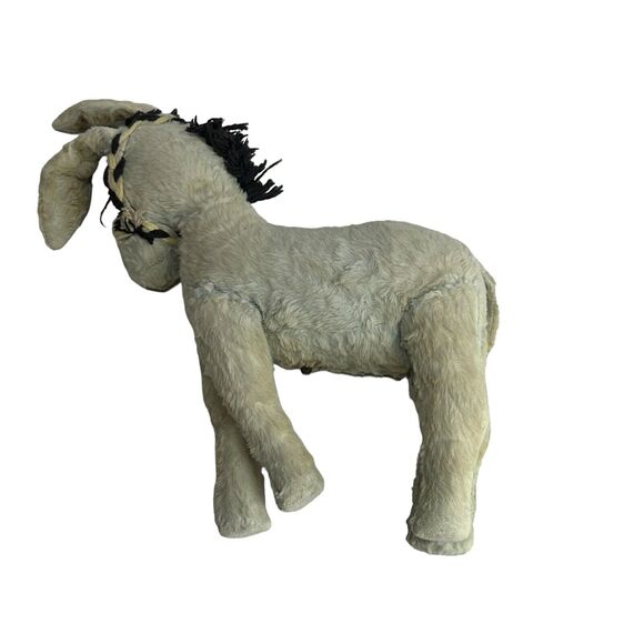 vintage wind up musical plush donkey - Picture 8 of 11